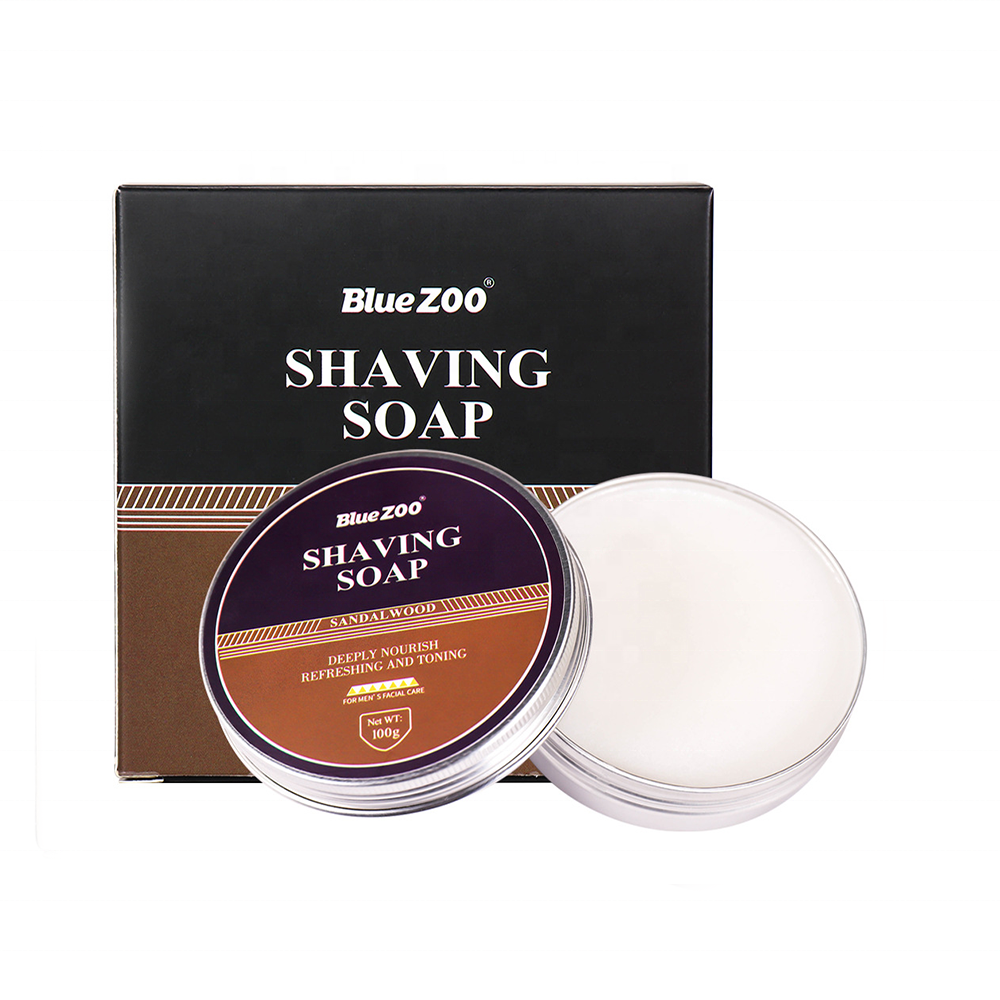 Крем для бритья бороды, пенопласт, сандаловое дерево, мята, 100 г