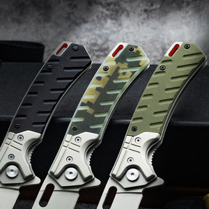 <span class=keywords><strong>Couteau</strong></span> à lame pliante portable OEM personnalisable avec manche en acier inoxydable G10 pour la pêche, la randonnée et le camping <span class=keywords><strong>Couteau</strong></span> de poche EDC - Product Image 3