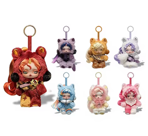 POP-MMART SkullPanda Little Horse Rainbow Peluche Pendente 11-30CM Blind Box Cocoon Queen - Product Image 1