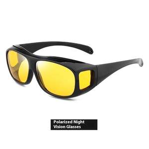 แว่นตาขับรถกลางคืน ป้องกันแสงสะท้อน มองเห็นชัดเจนในที่มืด เลนส์ปรับแสงสว่าง ขายดี - Product Image 5