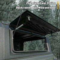Aluminum Pickup Truck Hardtop RAM 2500 3500 2019-2024 Canopy Truck Bed Cover 301L-400L Capacity Waterproof Off-road Truck