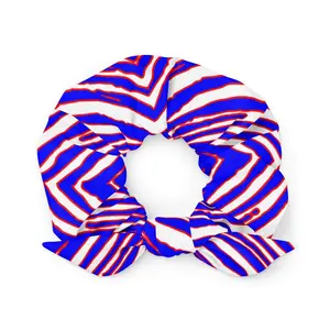 Custom Buffalo Bills Pattern Recycled Scrunchies Women Scrunchies For Decoration Hair Ties Accessories Oem