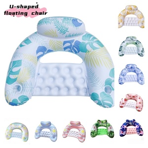 369 JW-CQ14 Canapé flottant <span class=keywords><strong>gonflable</strong></span> en PVC avec dossier en maille pour adulte, pour 1 personne, pour la dérive et la piscine - Product Image 6