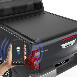 ที่คลุมเตียงรถบรรทุกแบบพับเก็บได้ทำจากอลูมิเนียมอัลลอยแข็งแรงสูงออกแบบได้ตามต้องการสำหรับ Toyota Hilux ติดตั้งง่าย - Product Image 3