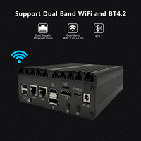 Mini Computadora Industrial Sin Ventilador N150, 2xRs232 COM, 2xHD DP, 8GB DDR5, 128GB SSD, 2x2.5G Lan, Mini Firewall Pfsense, Servidor para Oficina en Casa