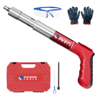 Pistolet à clous manuel intégré pour murs et plafonds en acier inoxydable, longueur de clou 2 pouces, échappement latéral, garantie 3 ans, sécurité, bricolage