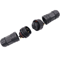 35A connecteur de câble d'alimentation 2 ~ 9Pin vis fixation Led fil de Signal d'alimentation étanche/Joint M25 IP68 connecteur mâle femelle en plastique