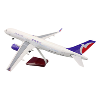 Haute qualité A320 Macau Airbus Simulation modèle d'avion résine Logo personnalisé modèle d'avion