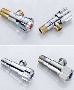 Valvola Triangolare Moderna in Ottone per Cucina e Bagno, Rubinetto e Altri Accessori, Valvola Angolare a Tre Vie - Product Image 5