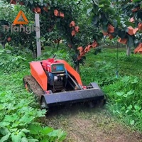 Tondeuse à gazon robotisée télécommandée personnalisée en usine, avec moteur diesel/essence, grande tondeuse à gazon, cultivateurs