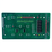 Carte de circuit imprimé multicouche verte avec masque de soudure, 2 couches, avec affichage LED et voyants lumineux