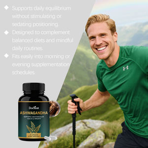 Extrait puissant d'Ashwagandha améliore la santé cardiovasculaire, soutient le système immunitaire, complément alimentaire à base de plantes pures, 60 capsules, sans OGM - Product Image 2