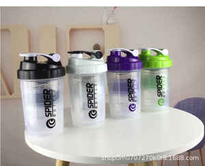 Heroes 600ml Plastic <b>Shaker</b> With Lid Spoon And Pill Case For Gym Travel Adults Bpa Free Spring Mixer TG-1012 - Product Image 3