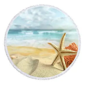 Antiek Mandala Strandlaken Wandtapijt Rond Vintage Abstracte Reiscirkel Ronde Handdoeken Mat Wandtapijt Strandworp