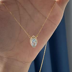 S925 Sterling Silver Shi <b>Family</b> Pearl <b>Bracelet</b> with Magnetic Button Handmade Bead Hepburn Style Collarbone Chain Necklace - Product Image 5