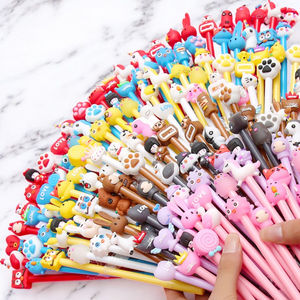 Черная гелевая ручка Kawaii 0,5 мм с гелевыми чернилами для мальчиков и девочек - Product Image 4