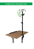Nouveau support de perfusion de bureau de deuxième génération, support télescopique pour lit de chambre, support de perfusion suspendu pour bouteille domestique