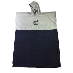 Poncho <span class=keywords><strong>de</strong></span> <span class=keywords><strong>surf</strong></span> en microfibre brodé avec logo personnalisé pour adulte Serviette <span class=keywords><strong>de</strong></span> <span class=keywords><strong>bain</strong></span> à capuche <span class=keywords><strong>Cape</strong></span> épissée et serviette <span class=keywords><strong>de</strong></span> plage à capuche - Product Image 2