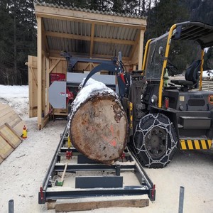 MJ1600D Scie à bois à moteur diesel WINSUN de 27 CV - Product Image 3