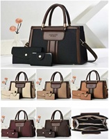 Sac fourre-tout décontracté 2026 pour femme, portefeuille, sac à main en cuir PU avec chaîne, doublure en nylon, sacs à main de créateur avec fermeture éclair