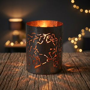 Jaula para velas perforada y grabada - Product Image 3