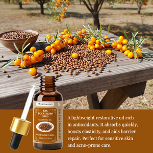 Aceite de Extracto de Espino Amarillo a Granel, Aceite de Semillas de Espino Amarillo al por Mayor para el Cuidado de la Piel y el Cabello - Product Image 3