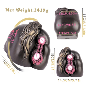 Masturbateur Homme Animal pour Homme Ultra Réaliste Texturé Vagin Serré <span class=keywords><strong>Anus</strong></span> Pompe à Pénis Suceur de Gland pour Homme Masturbation - Product Image 2