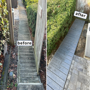 Tarima <span class=keywords><strong>de</strong></span> Exterior Impermeable con Aspecto <span class=keywords><strong>de</strong></span> <span class=keywords><strong>Madera</strong></span>, Tarima <span class=keywords><strong>de</strong></span> PVC Compuesto WPC para Terraza, Patio, Jardín - Product Image 3