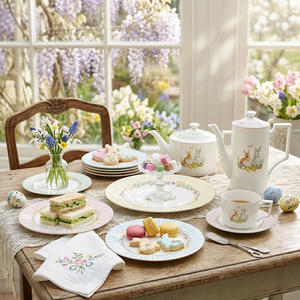 <span class=keywords><strong>Service</strong></span> de table de luxe en or véritable, motif lapin, en <span class=keywords><strong>porcelaine</strong></span> fine, assiette de présentation en céramique lapin de Pâques, tasse à café et bol en <span class=keywords><strong>porcelaine</strong></span> pour événements d'enfants - Product Image 3