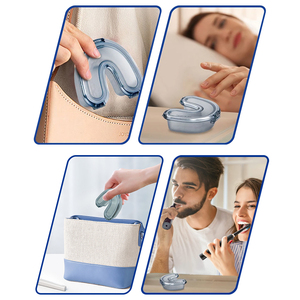 Estuche para Guardar Dentaduras Postizas en Forma de U, Contenedor Protector Dental para Retenedores Ortodónticos, Cuidado Bucal - Product Image 4