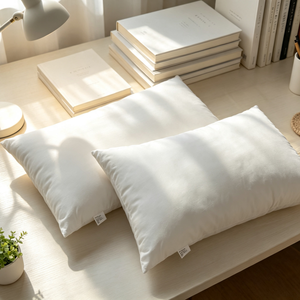 Moderne Hotel-Kollektion Polyester-Faserfüllkissen Standardgröße 2er-Set Weiche Plüsch Atmungsaktive Baumwollbezüge - Product Image 2