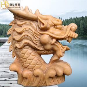 Jiahua <b>Stone</b> Carved Dragon Water Sprayer Outdoor Fountain Garden Decor Chinese Style <b>Landscape</b> Ornament - Product Image 3
