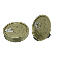 Couvercle en fer blanc OEM 307 83,3 mm à ouverture facile pour bocal alimentaire, fond en fer blanc à ouverture facile pour boîte de conserve alimentaire