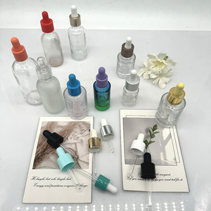 Botella de Aceite Transparente de 30ml 50ml con Gotero de Colores para Envasado de Esencias para el Cuidado de la Piel - Product Image 4