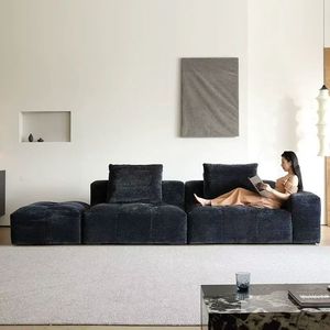 Sofá de Tela Nórdico Pixel, Moderno, Ligero y de Lujo, Sofá de Chenilla Princesa para Sala de Estar Pequeña, Personalizable - Product Image 6