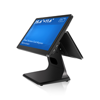 Système de point de vente, système POS tactile tout-en-un, double écran, caisse enregistreuse POS pour supermarché, magasin de détail, restaurant