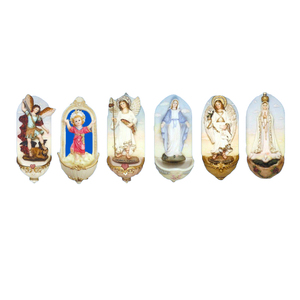 Kích Thước Nhỏ Nhựa Cá Nhân Treo Phông Chữ Nước Thánh Jesus Kitô Tôn Giáo Công Giáo - Product Image 1