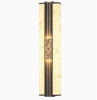 Applique murale LED extérieure noire de haute qualité étanche jardin paysage cour lumière avec finition en marbre éclairage mural extérieur