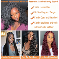 Extensions de cheveux humains bouclés birmans, cuticules alignées, double trame, boucles profondes et rebondissantes, vente en gros