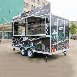 Remorques de restauration BBQ Chammp entièrement équipées, cuisine mobile, camion de restauration, frites, hamburgers, pizzas, camion de restauration avec friteuse - Product Image 2