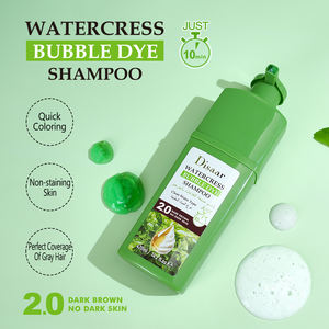 <span class=keywords><strong>Shampoo</strong></span> colorant brun foncé à bulles de cresson d'eau <span class=keywords><strong>Disaar</strong></span>, kératine, ginseng, coloration rapide, couverture parfaite à 100% des cheveux gris, shampooing colorant - Product Image 3