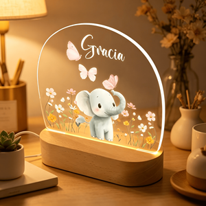 Custom Wholesale Romantic Bear 3D Acrylic Led Lamp for Home Kid's Night Light Table Lamp Birthday Party Christmas Gift Lamp - Product Image 6
