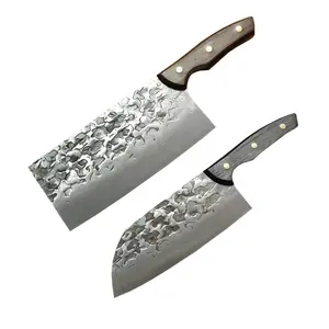 Kitchen hand forged meat cutting boning Butcher chopping high carbon Stainless steel cleaver knife