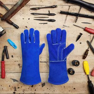 Industrial Heat Resistant <b>Long</b> 16" 11 oz Polyethylene Tear-Resistant Durable Waterproof Silicone-Free Safety <b>Gloves</b> - Product Image 3