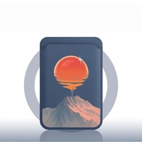 Portefeuille magnétique en cuir Sun Design pour cartes d'accès – Organisateur tendance et pratique pour l'extérieur et le bureau