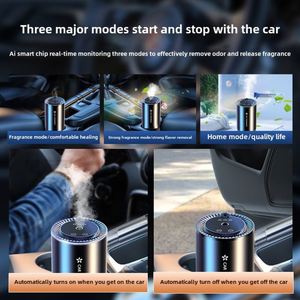 Hot Sale Air Freshener Smart Essential Oil Nebulizer Aroma <b>Diffuser</b> for Car Hotel Bedroom Office Desk Quiet Auto - Product Image 4