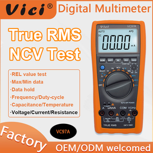 Multímetro Digital Portátil VC97A con Pantalla de 4000 Dígitos, Medición de Corriente de 20A y Voltaje de 1000V de VICIMETER - Product Image 3