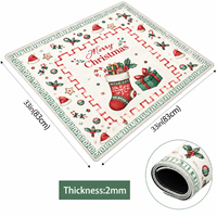 Tapis de Mahjong Personnalisé à Motifs, Direct Usine, Réduction du Bruit, Facile à Nettoyer, Idéal pour les Casinos et les Boutiques de Cadeaux