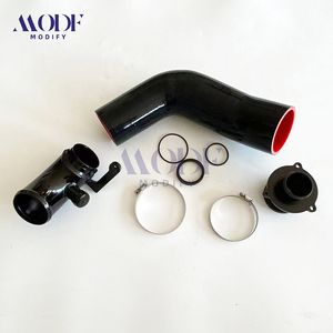 Kit de suppression du silencieux avec tuyau coudé d'admission <span class=keywords><strong>turbo</strong></span> et tuyau d'admission en silicone pour VW <span class=keywords><strong>Golf</strong></span> MK7 GTI R Audi S3 A3 TT EA888 Gen3 2015+ - Product Image 6