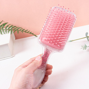 Nouvelle Arrivée Brosse <span class=keywords><strong>à</strong></span> Cheveux Rose <span class=keywords><strong>à</strong></span> Coussin d'Air pour Massage de la <span class=keywords><strong>Tête</strong></span>, Motif Papillon Mignon de Dessin Animé pour Filles, Usage Domestique - Product Image 5